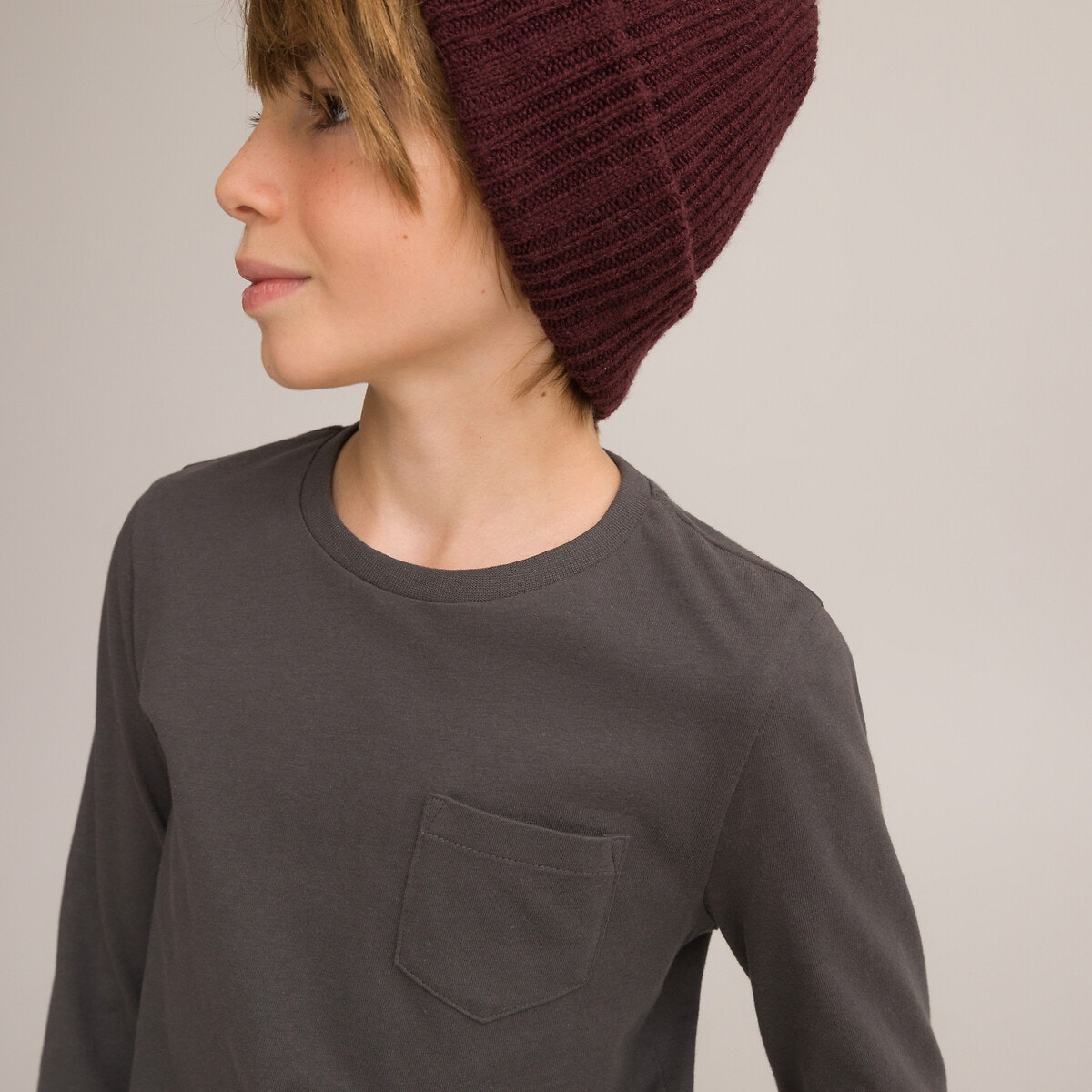 Σετ 3 μονόχρωμες μακρυμάνικες μπλούζες