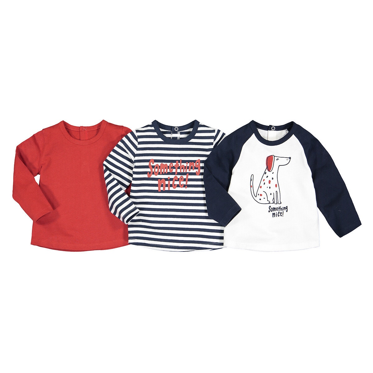 Σετ 3 μακρυμάνικες μπλούζες, 1 μηνός - 4 ετών ΠΑΙΔΙ | Μπλούζες & Πουκάμισα | Τοπ