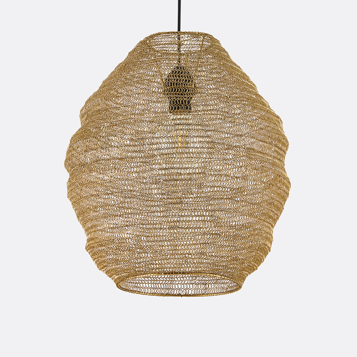 Μεταλλικό συρμάτινο φωτιστικό οροφής Μ54xΠ54xΥ56cm