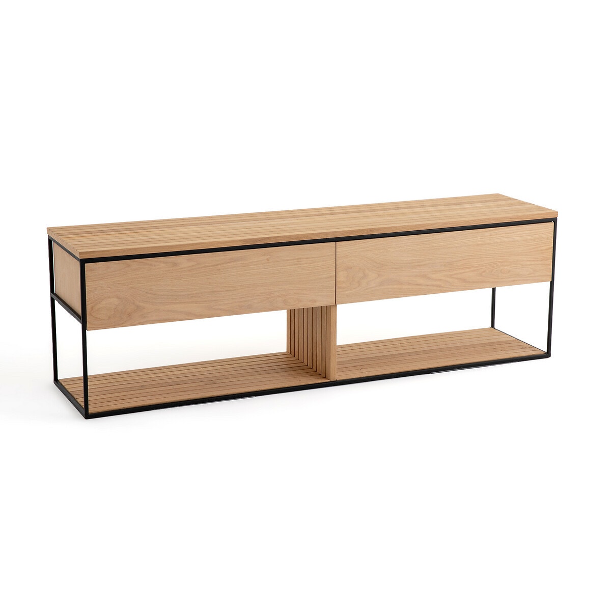 AM.PM Πάγκος με τάβλες από μασίφ ξύλο δρυ Π160xΥ50cm