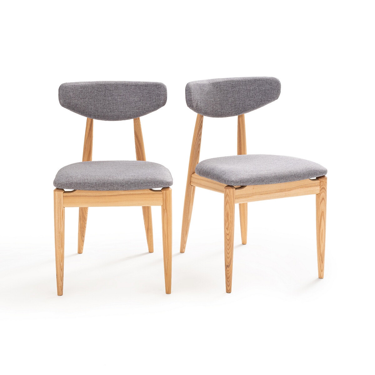 Σετ 2 καρέκλες vintage από ξύλο δεσποτάκι, Nochy