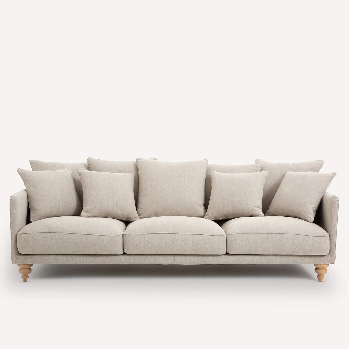 AM.PM Καναπές με τουίντ ταπετσαρία Μ105xΠ198xΥ93cm