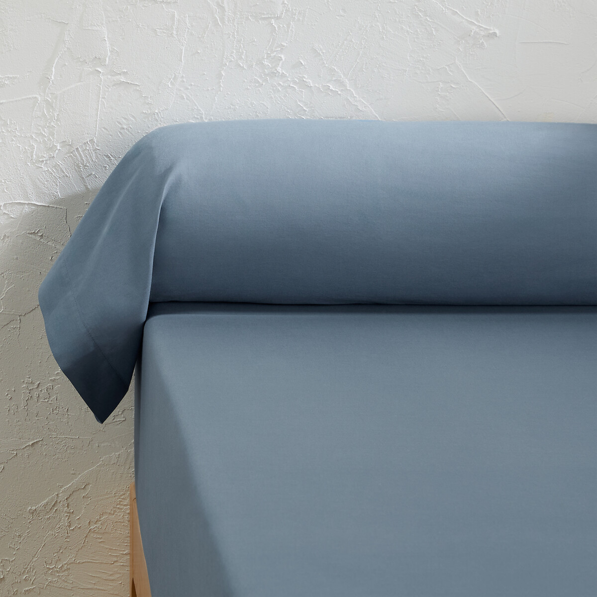 Μονόχρωμη θήκη για καραμέλα από προπλυμένο βαμβάκι 85x185 cm