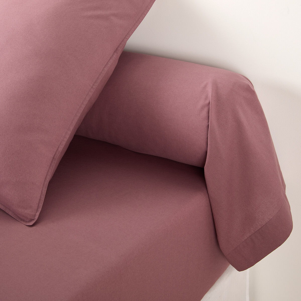 Μονόχρωμη θήκη για καραμέλα από προπλυμένο βαμβάκι 85x185 cm