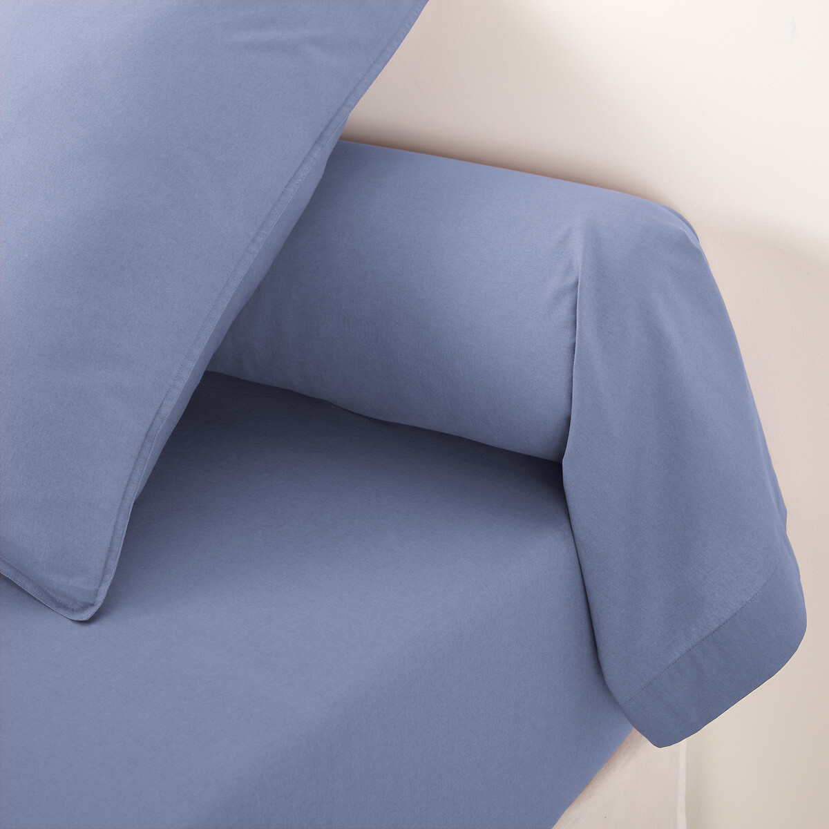 Μονόχρωμη θήκη για καραμέλα από προπλυμένο βαμβάκι 85x185 cm