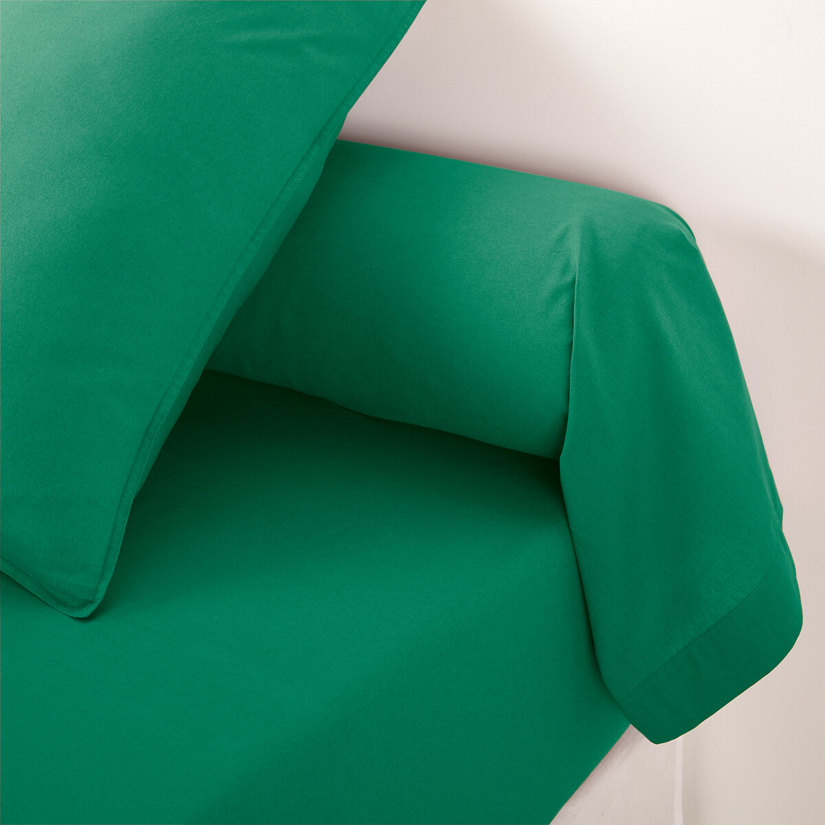 Μονόχρωμη θήκη για καραμέλα από προπλυμένο βαμβάκι 85x185 cm