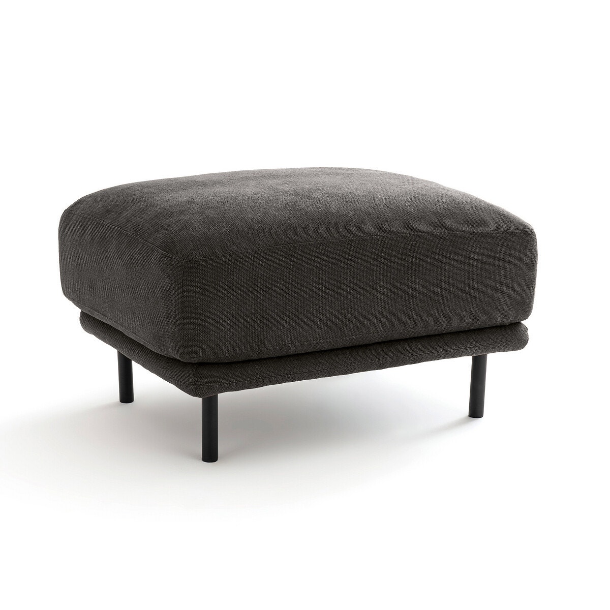 La Redoute Interieurs Ταμπουρέ με ταπετσαρία ανάγλυφης ύφανσης Μ65xΠ83xΥ48cm