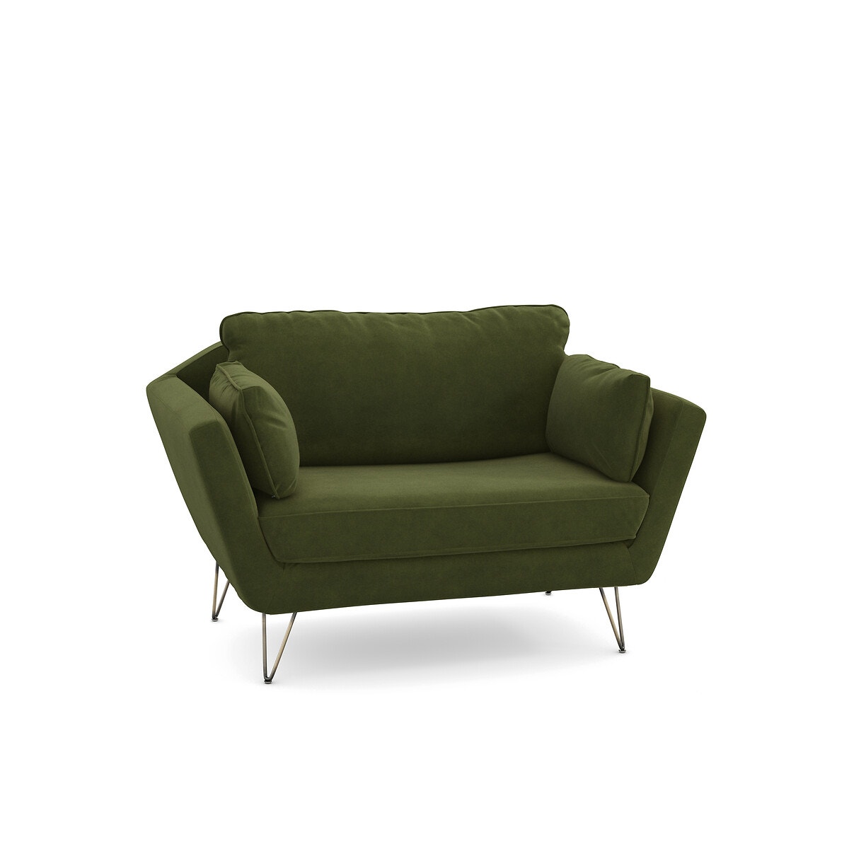 Πολυθρόνα XL από βελούδο Μ87xΠ139xΥ89cm