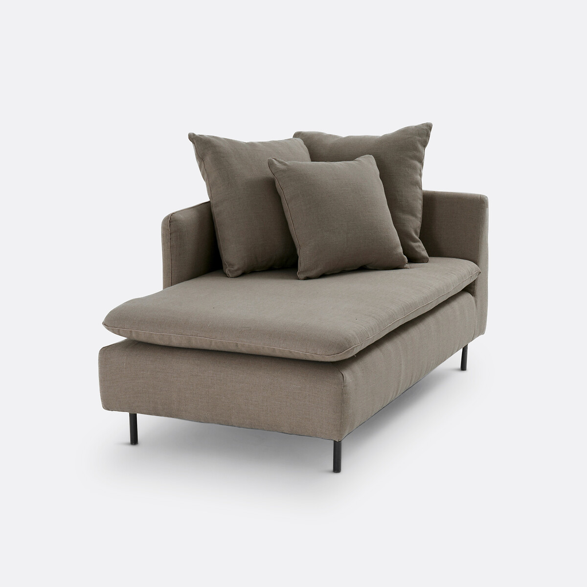 Ανάκλιντρο από λινό βισκόζη Β158 εκ. Μ158xΠ85xΥ84cm