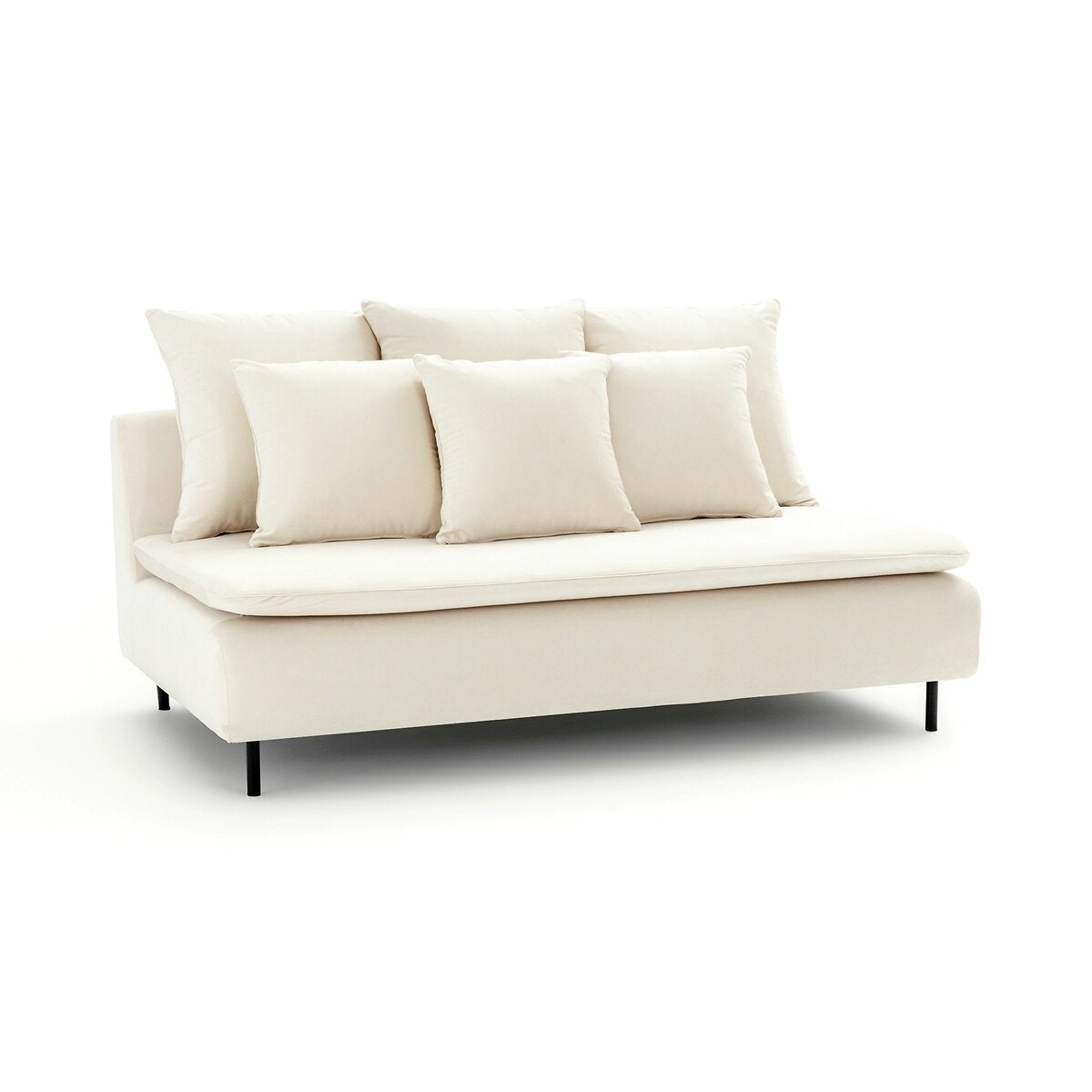 Καναπές από βελούδο Μ97xΠ159xΥ84cm