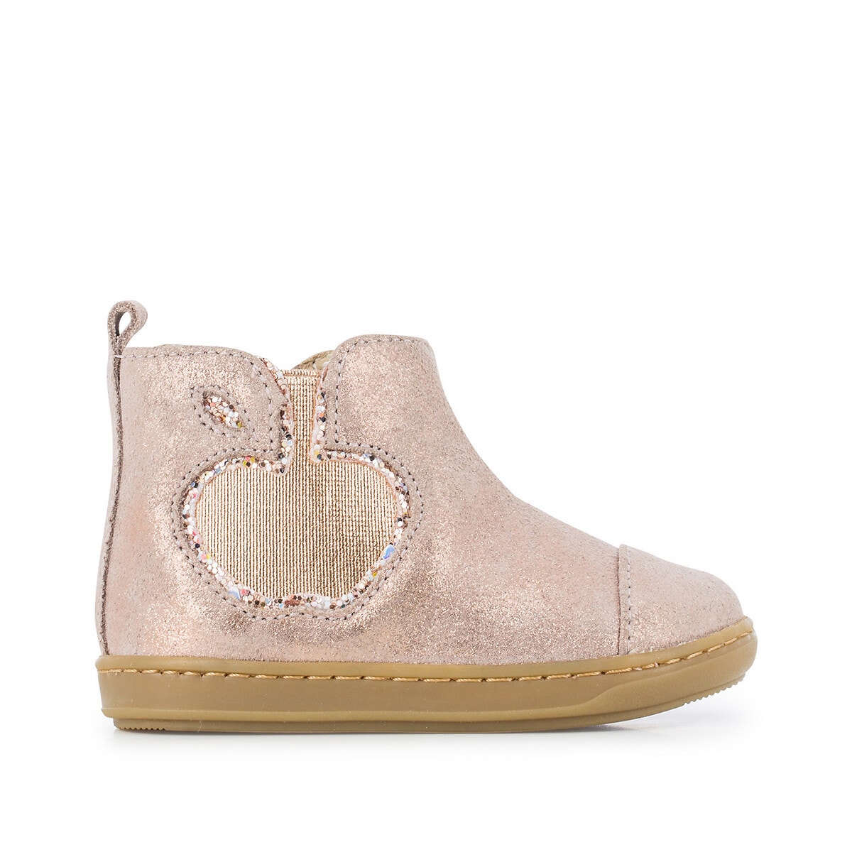 Kids Bouba New Apple Ankle Boots in Suede