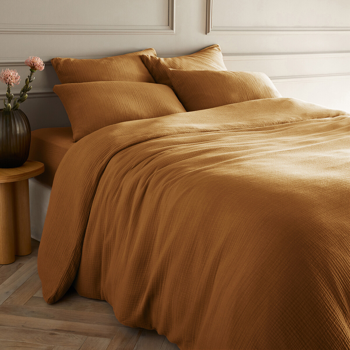 Παπλωματοθήκη από βαμβακερή γάζα 140x200 cm