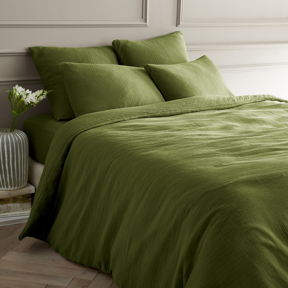 AM.PM Παπλωματοθήκη από βαμβακερή γάζα 140x200 cm