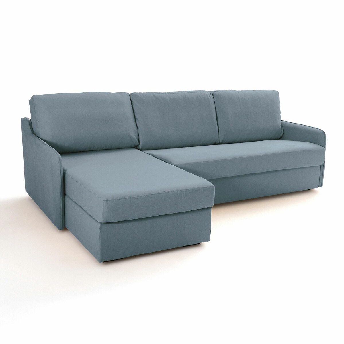Σπίτι > Έπιπλα > Καθιστικό > Καναπέδες > Γωνιακοί καναπέδες Γωνιακός καναπές-κρεβάτι από βαμβάκι λινό με στρώμα τεχνολογίας Bultex Μ160xΠ256xΥ90cm