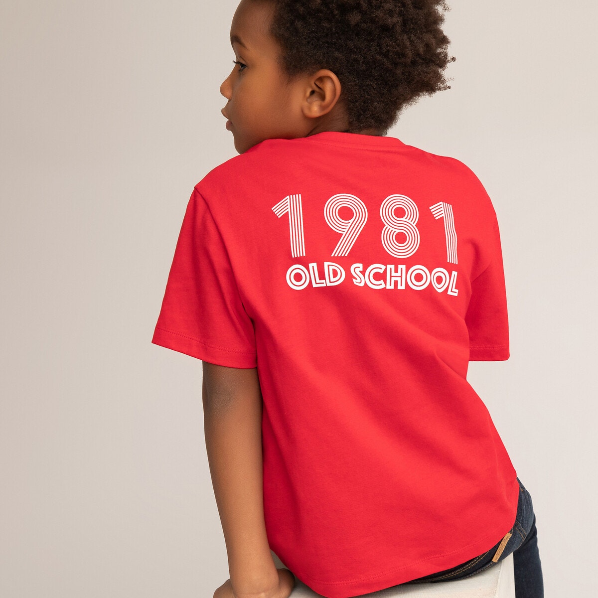 ΠΑΙΔΙ | Μπλούζες & Πουκάμισα | T-shirts T-shirt με στάμπα πίσω, 3-12 ετών
