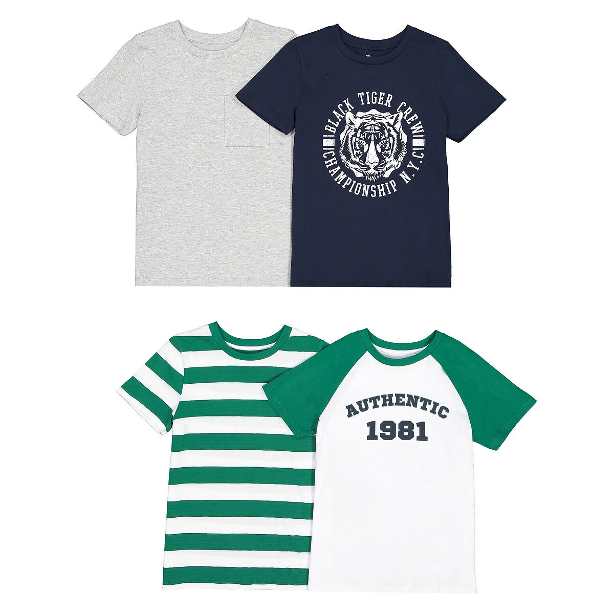 ΠΑΙΔΙ | Μπλούζες & Πουκάμισα | T-shirts Σετ 4 μπλουζάκια, 3-12 ετών