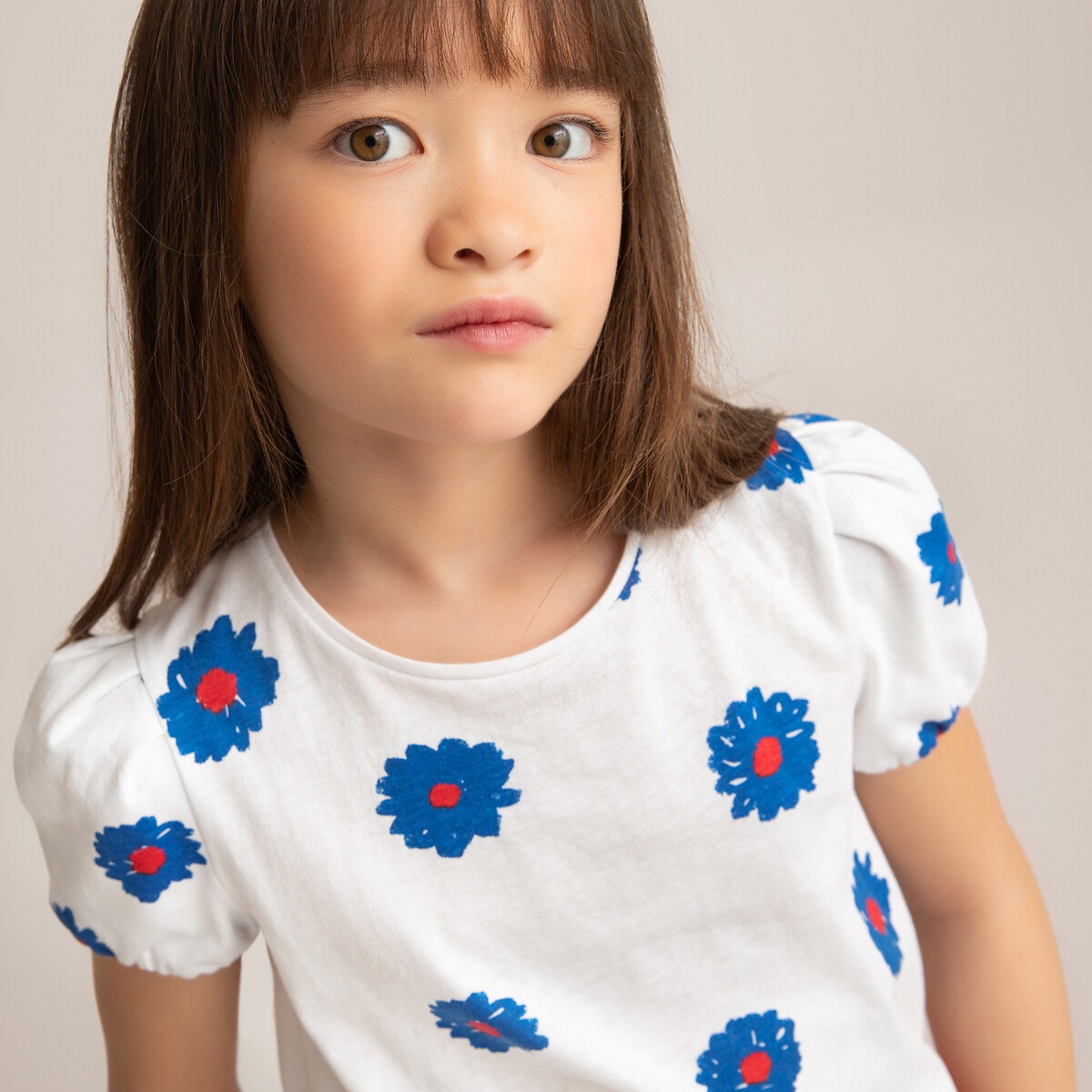 ΠΑΙΔΙ | Μπλούζες & Πουκάμισα | T-shirts Μπλούζα με balloon μανίκια και στάμπα, 3-12 ετών