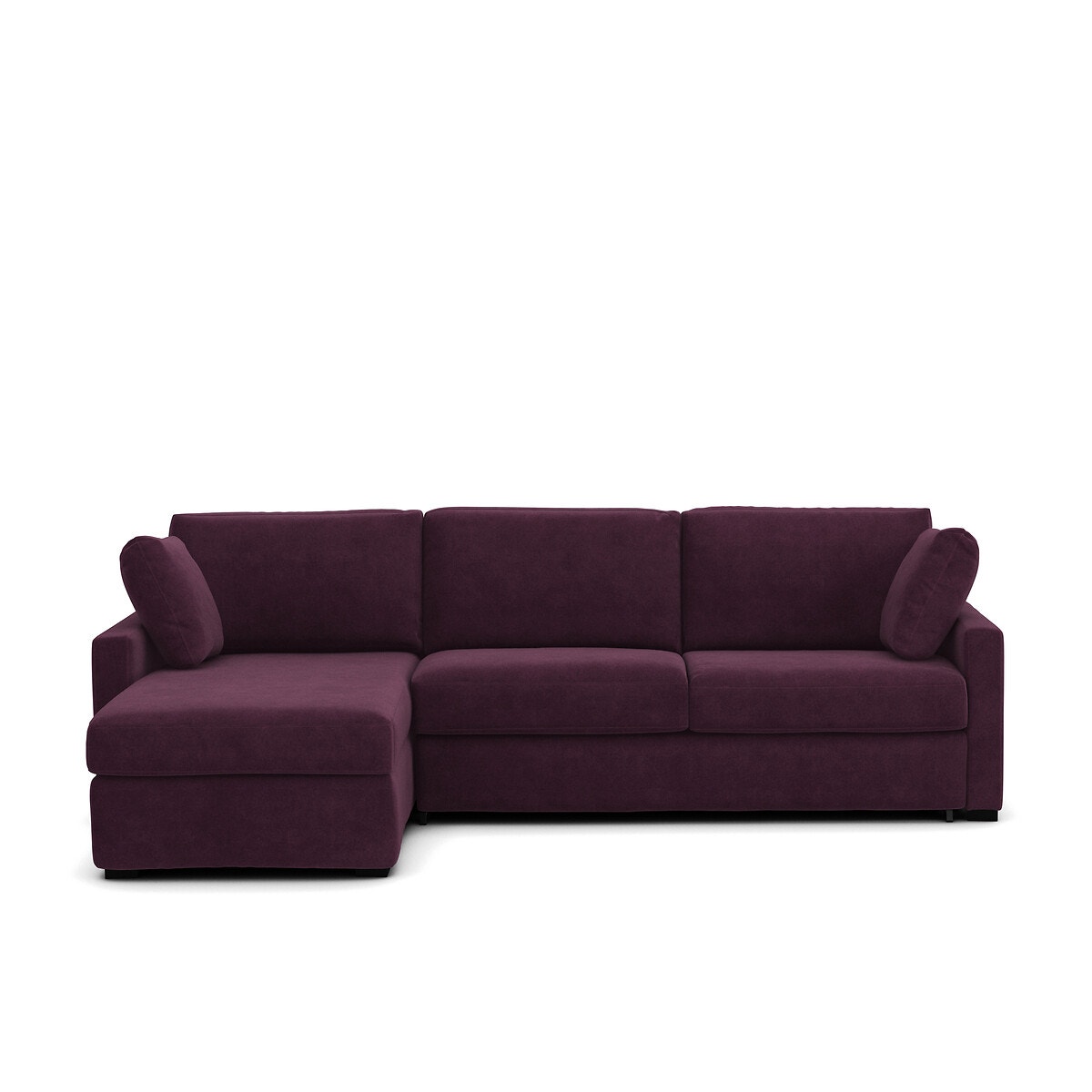 Σπίτι > Έπιπλα > Καθιστικό > Καναπέδες > Γωνιακοί καναπέδες Γωνιακός καναπές-κρεβάτι από βελούδο με λάτεξ στρώμα