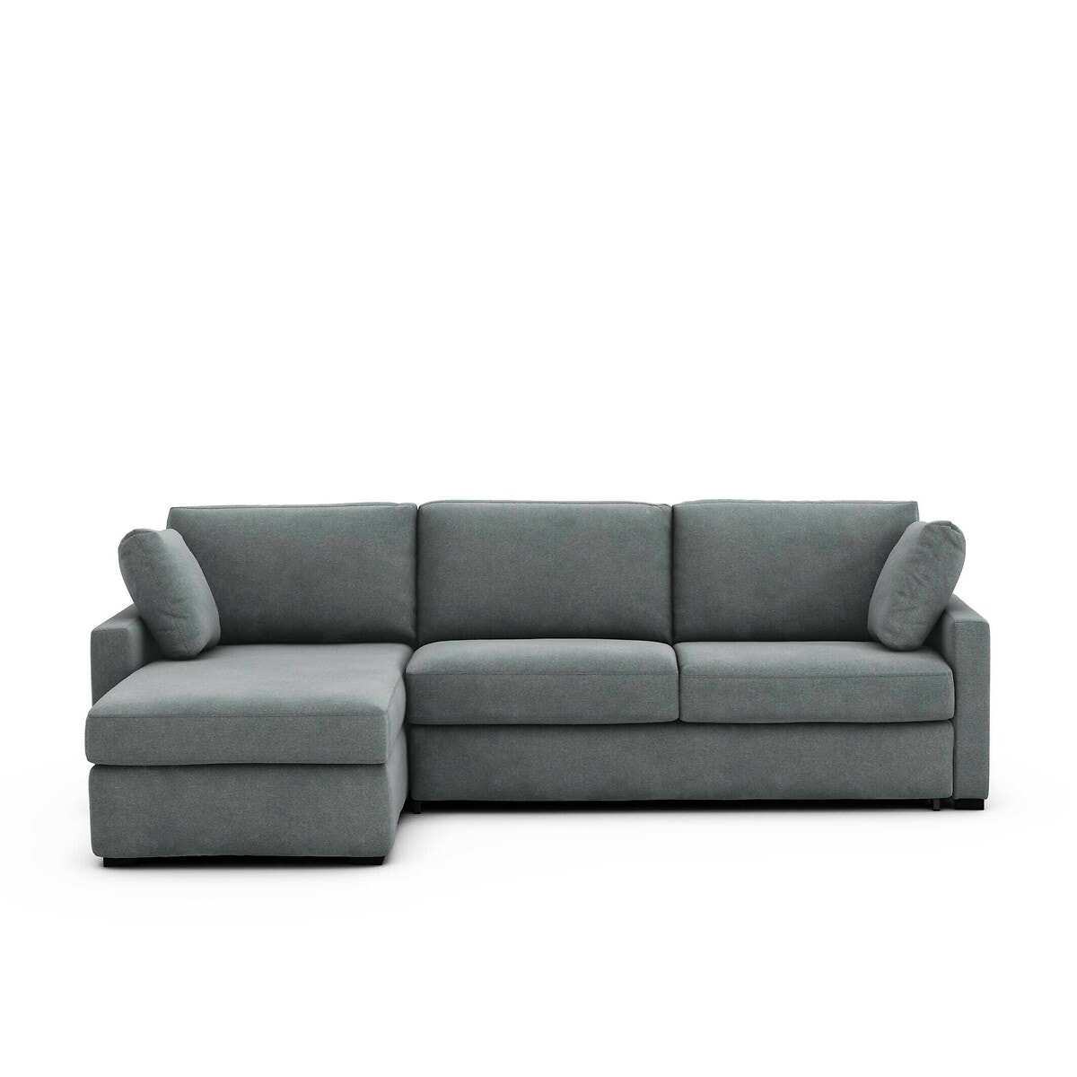 Σπίτι > Έπιπλα > Καθιστικό > Καναπέδες > Γωνιακοί καναπέδες Γωνιακός καναπές-κρεβάτι με ανάγλυφη ταπετσαρία και στρώμα τεχνολογίας Bultex Μ160xΠ265xΥ85cm