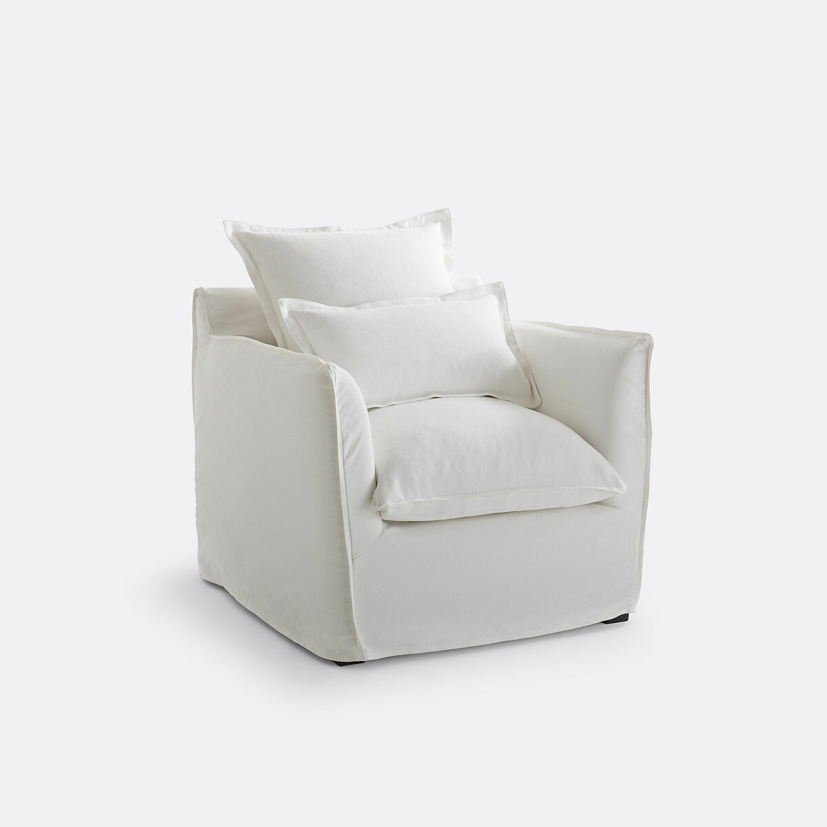 La Redoute Interieurs Κάλυμμα για πολυθρόνα από βαμβάκι λινό One size