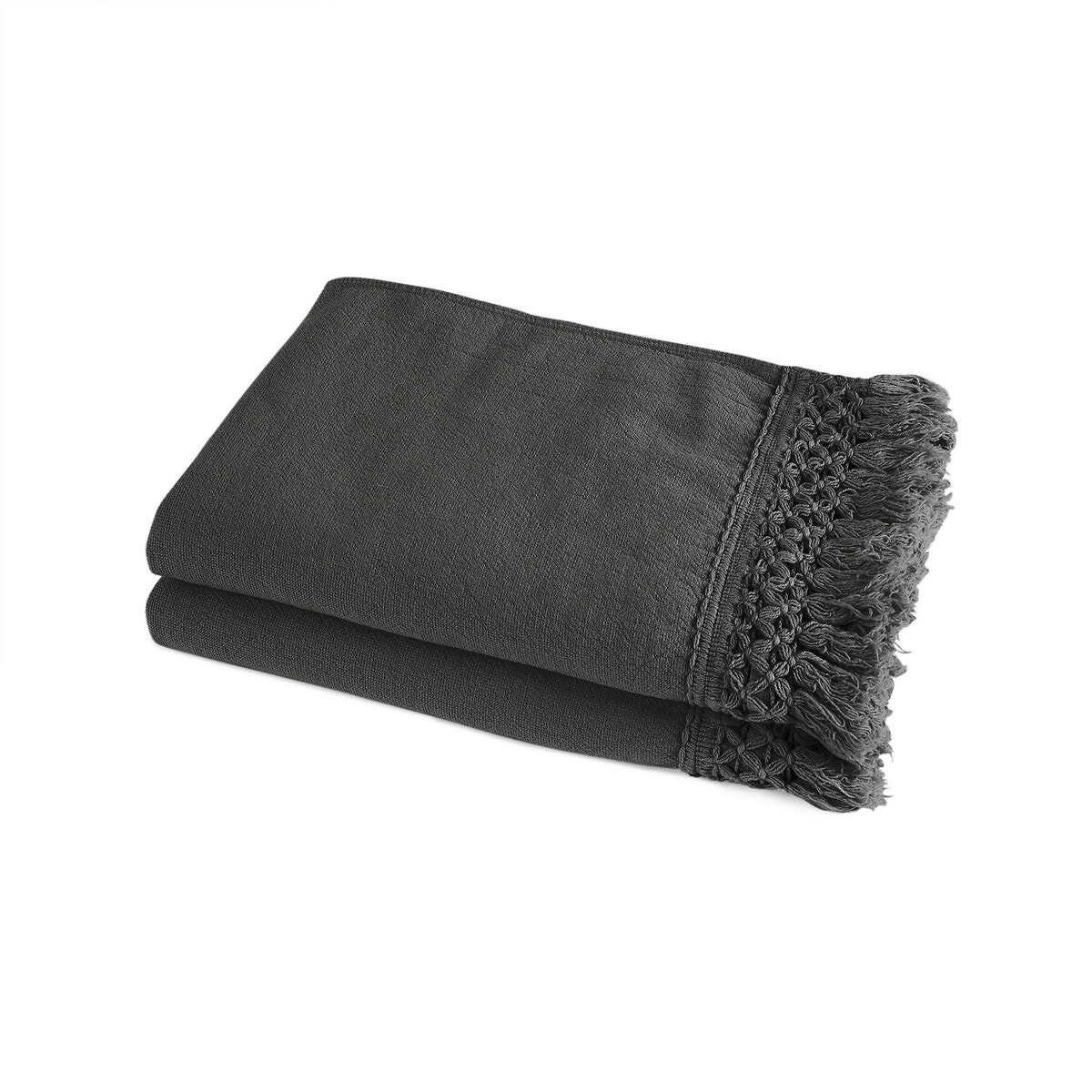 Σετ 2 πετσέτες προσώπου από οργανικό βαμβάκι λινό, Kiramy