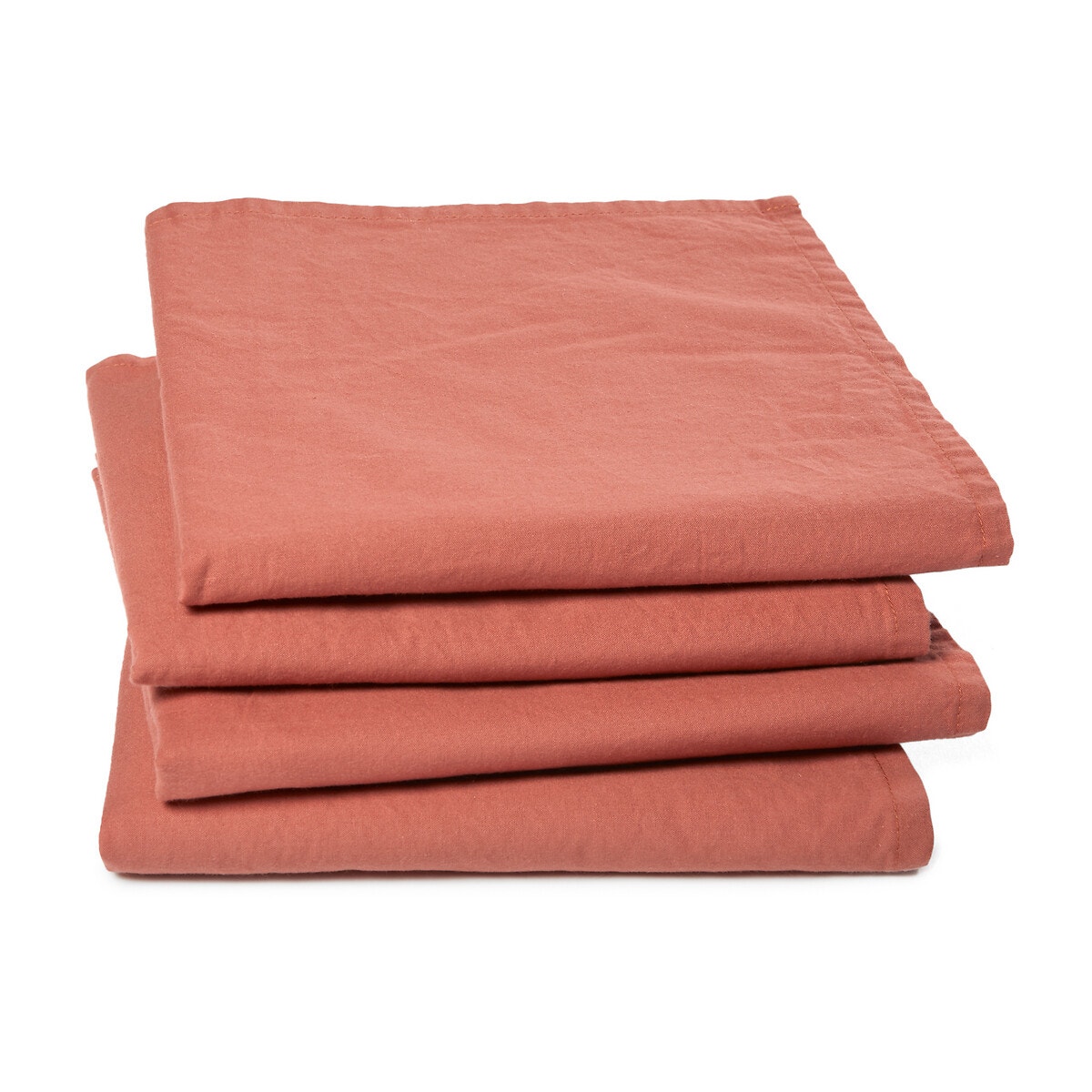 Σετ 4 πετσέτες φαγητού από προπλυμένο βαμβάκι 45x45 cm