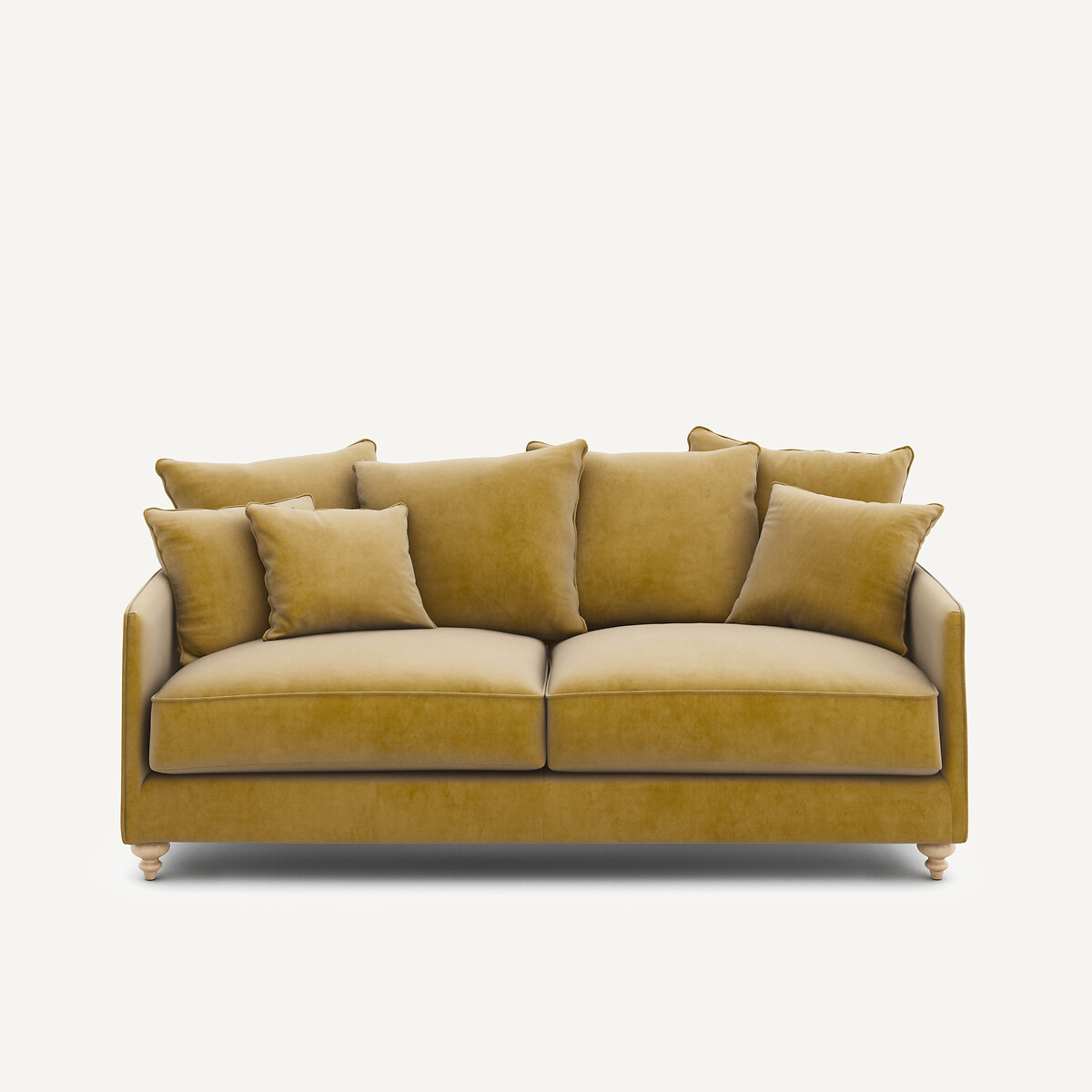 Πτυσσόμενος καναπές από βελούδο Μ105xΠ204xΥ93cm