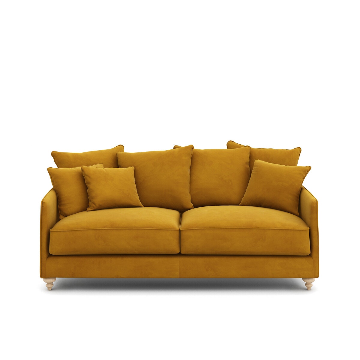 Πτυσσόμενος καναπές από βελούδο Μ105xΠ204xΥ93cm