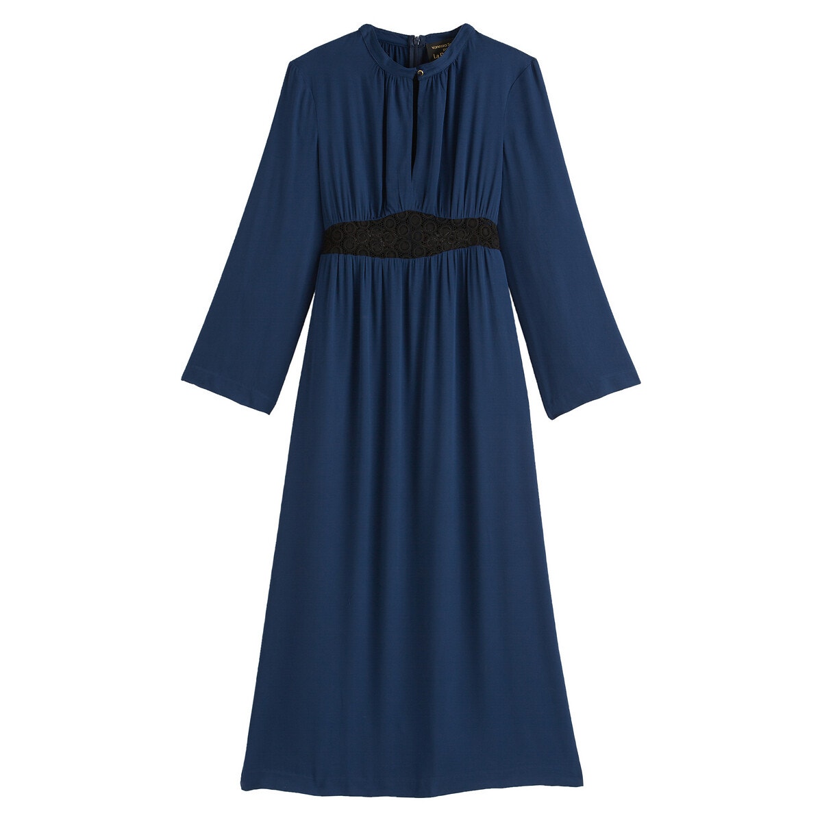 ΓΥΝΑΙΚΑ | Φορέματα | Μακριά ή 3/4 μανίκια Μακρυμάνικο μακρύ φόρεμα σε ίσια γραμμή