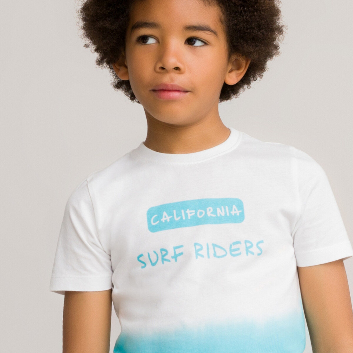 Κοντομάνικο T-shirt με μήνυμα από οργανικό βαμβάκι, 3-12 ετών