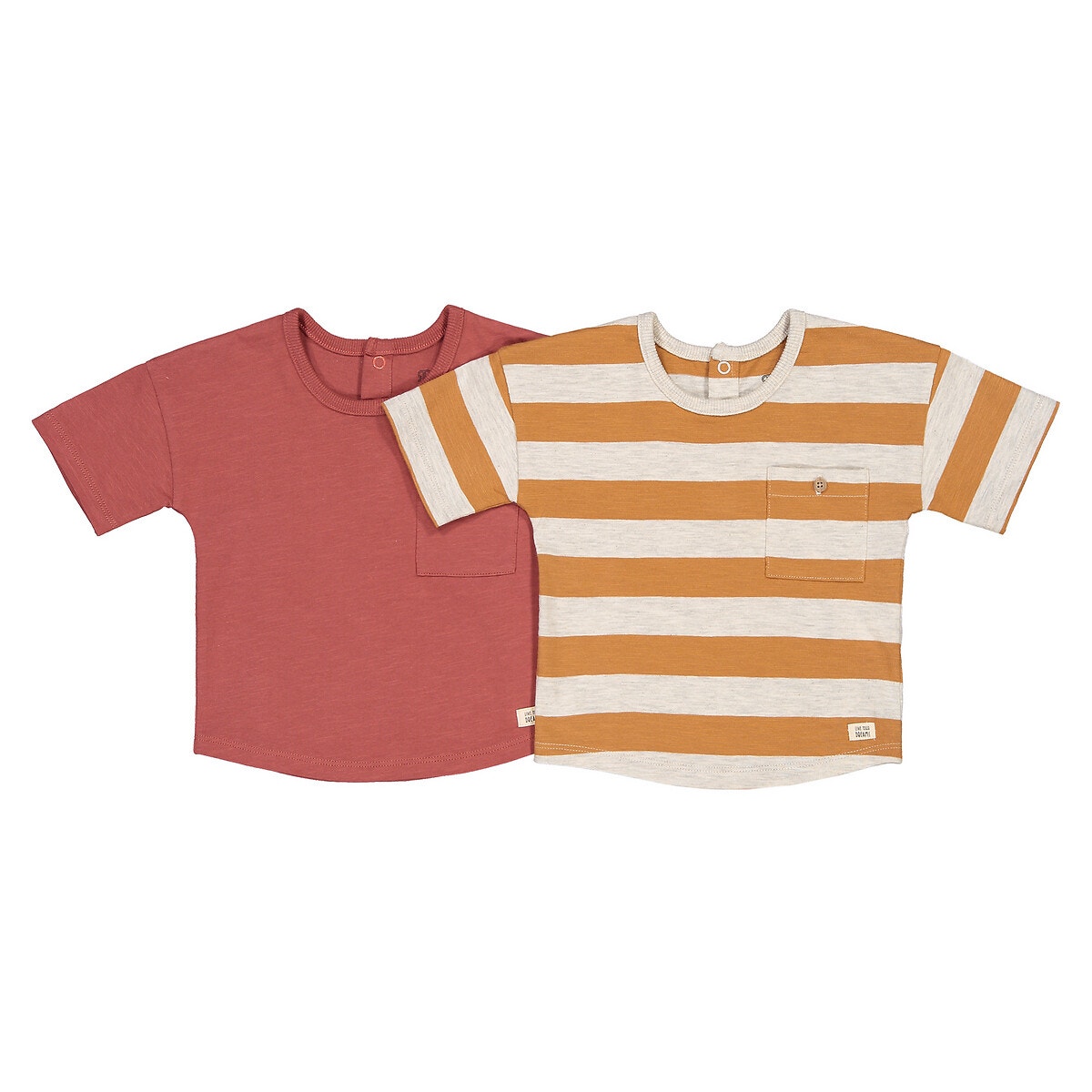 ΠΑΙΔΙ | Μπλούζες & Πουκάμισα | T-shirts Σετ 2 T-shirt από οργανικό βαμβάκι, 1 μηνός - 4 ετών