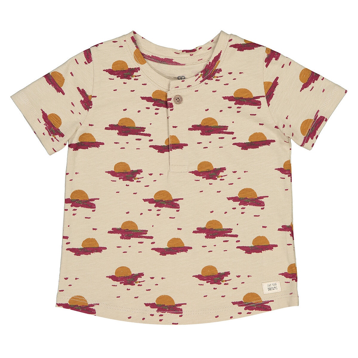 ΠΑΙΔΙ | Μπλούζες & Πουκάμισα | T-shirts Εμπριμέ μπλούζα από οργανικό βαμβάκι, 1 μηνός - 4 ετών