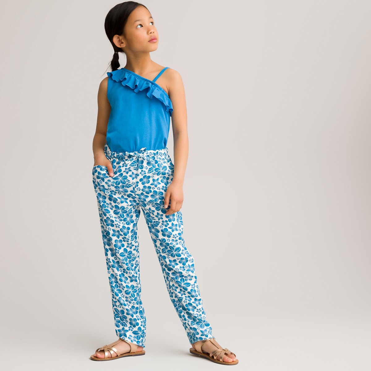 ΠΑΙΔΙ | Παντελόνια Παντελόνι με χαβανέζικο print, 3-12 ετών