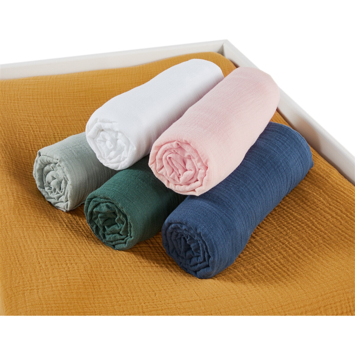 Σετ 2 θήκες για στρωματάκι-αλλαξιέρα