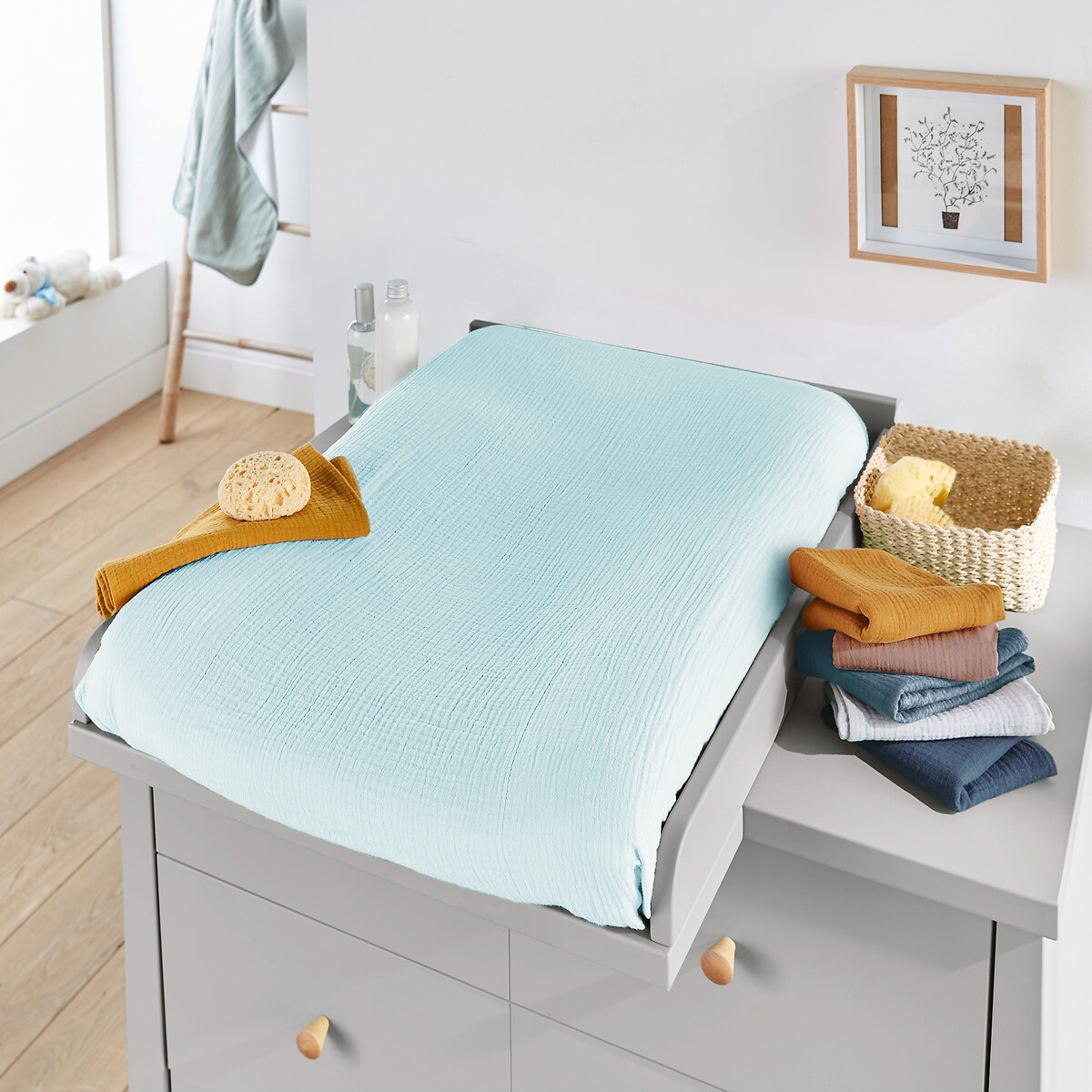 Σετ 2 θήκες για στρωματάκι-αλλαξιέρα