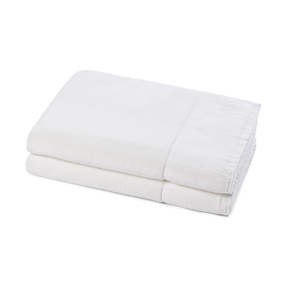 Σπίτι > Λευκά είδη > Μπάνιο > Πετσέτες προσώπου Σετ 2 πετσέτες προσώπου από οργανικό βαμβάκι 50x100 cm