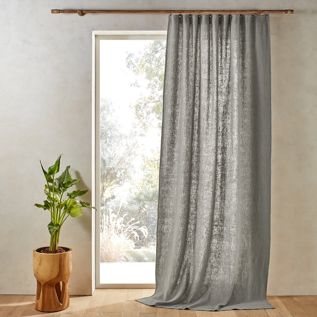 AM.PM Ριντό από λινό και βαμβάκι 140x320 cm