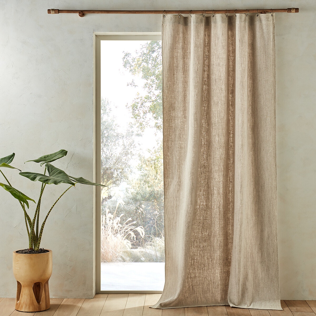 Ριντό από λινό και βαμβάκι 140x320 cm