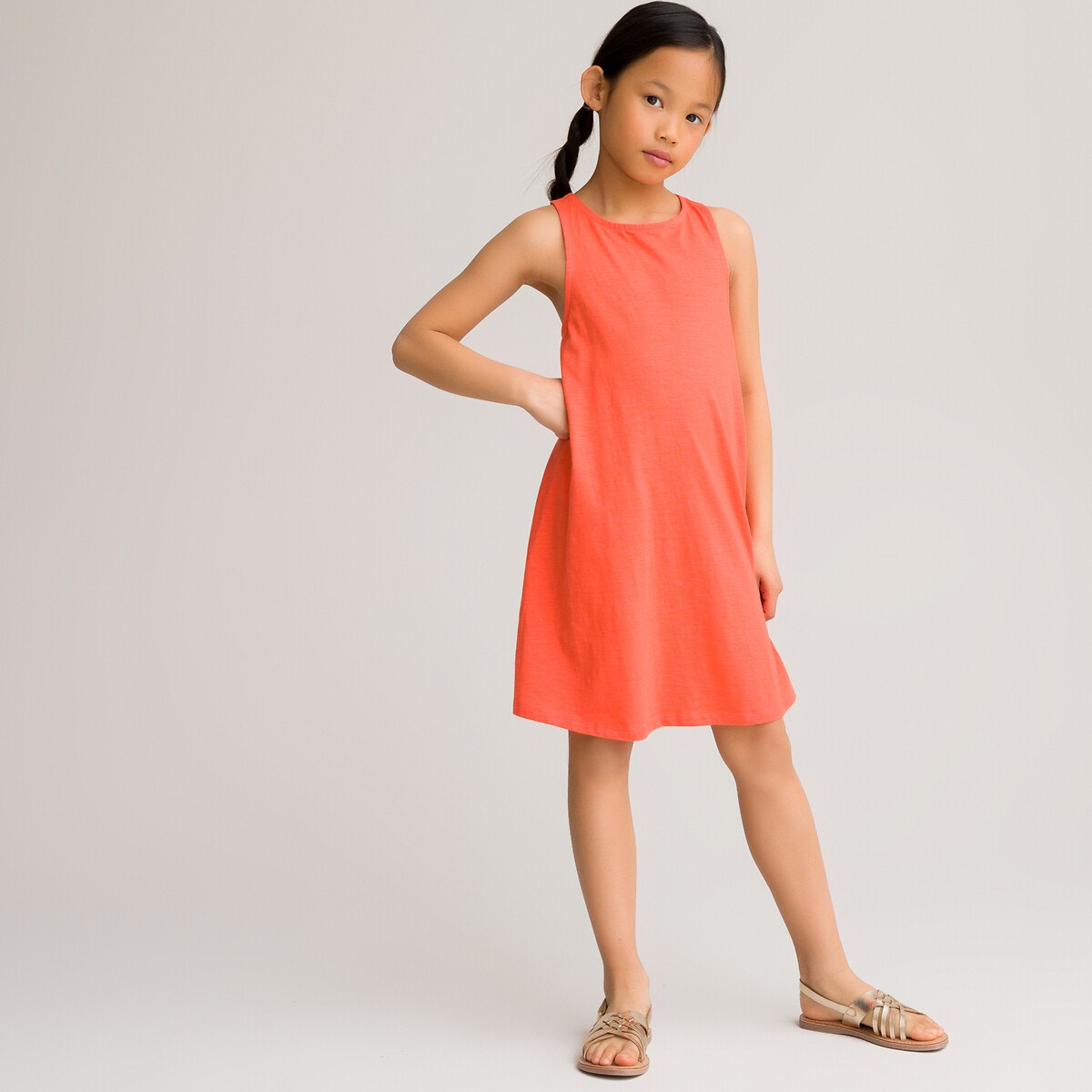 ΠΑΙΔΙ | Φορέματα | Αμάνικα Αμάνικο φόρεμα από βιολογικό βαμβάκι, 3-12 ετών