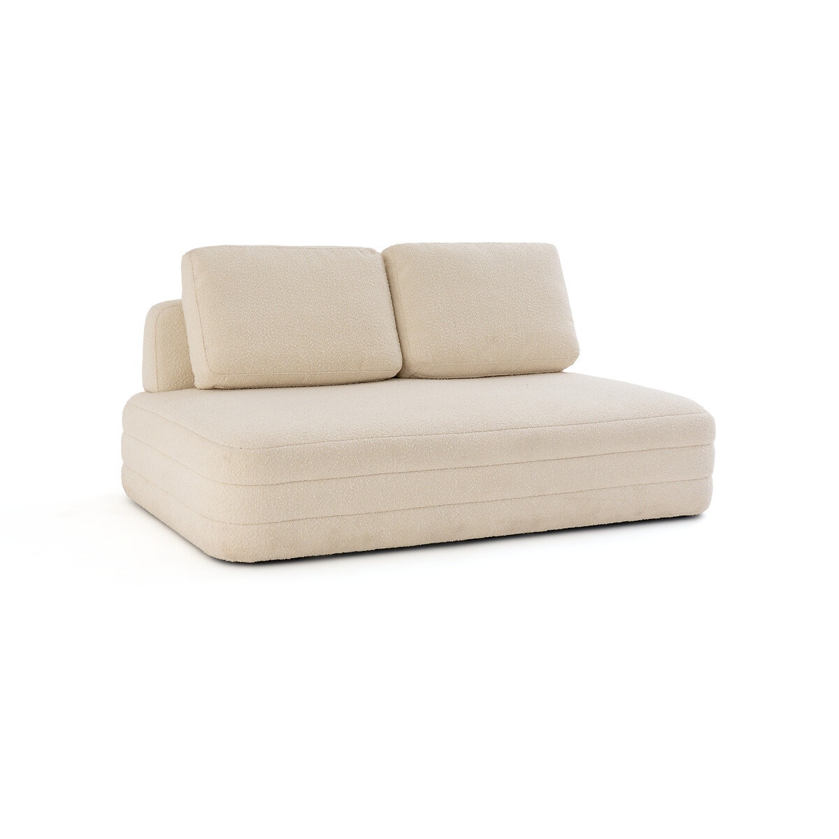 Διθέσιος καναπές με μπουκλέ ταπετσαρία, Rocca