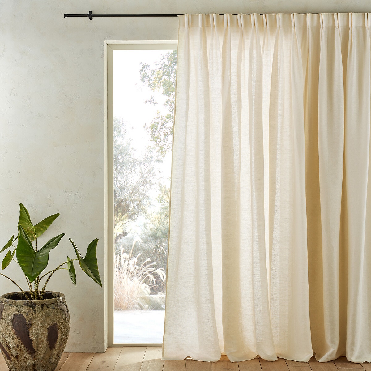 AM.PM Λινό ριντό με διπλές πιέτες 220x420 cm