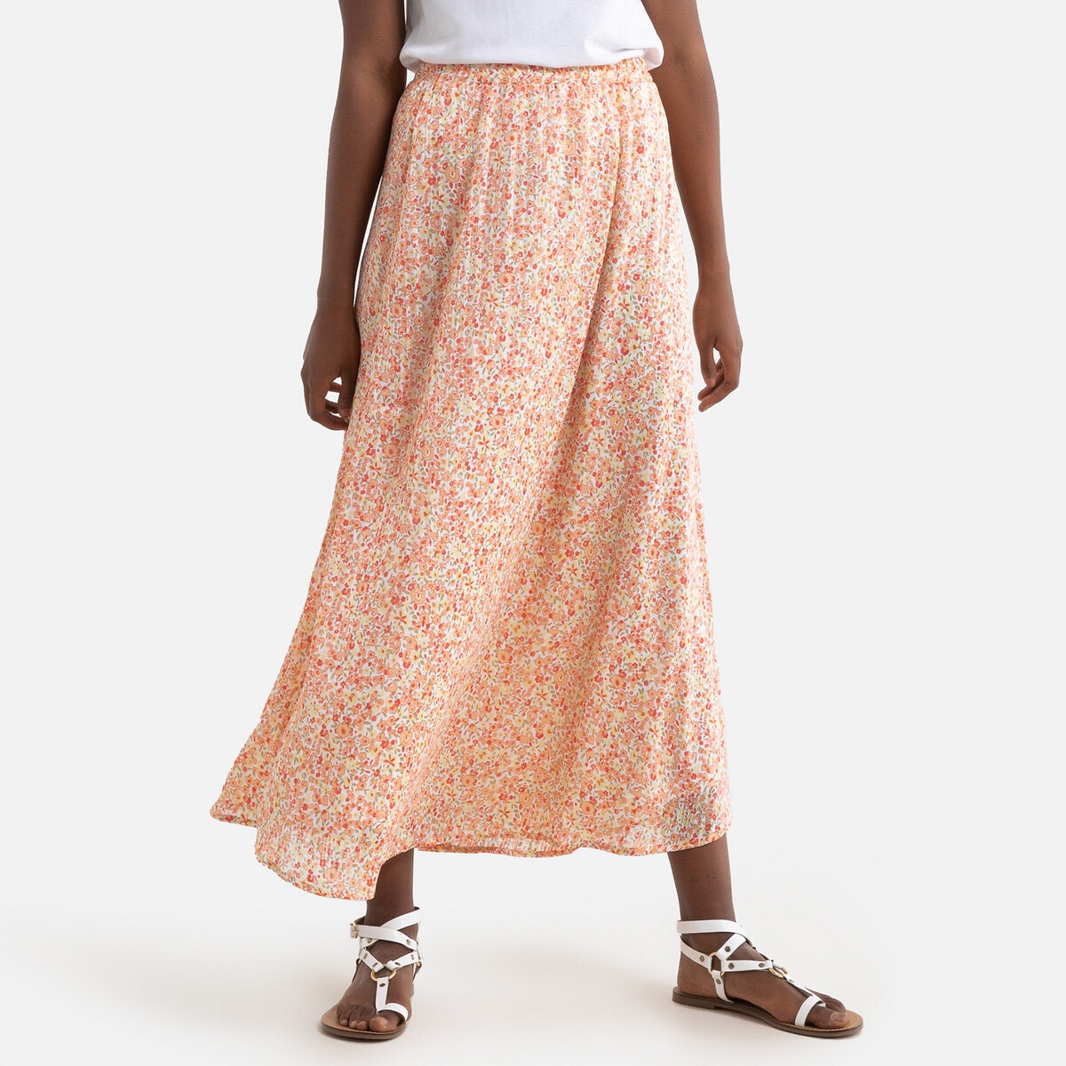 ΓΥΝΑΙΚΑ | Φούστες | Maxi Μακριά φλοράλ φούστα με λάστιχο στη μέση