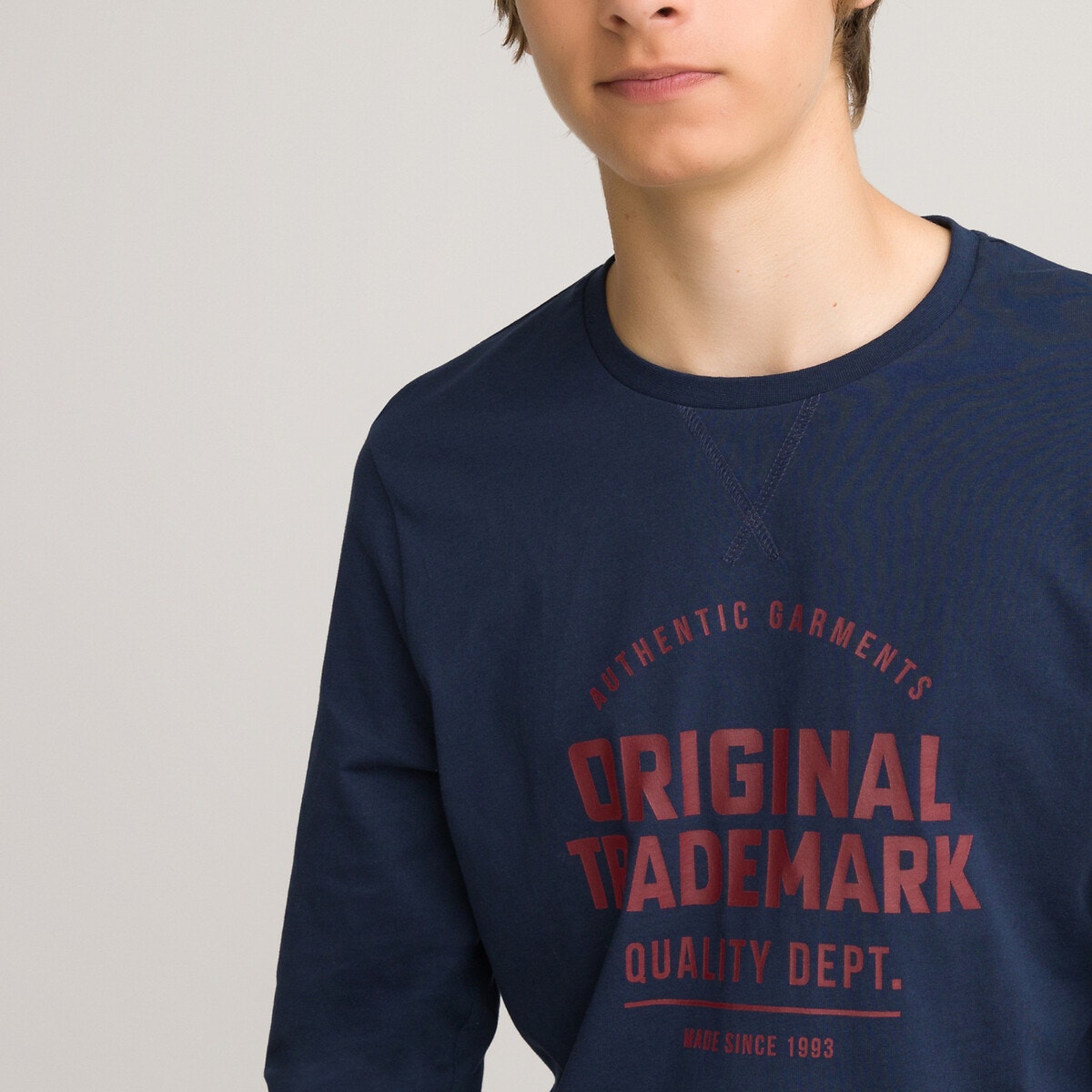 ΠΑΙΔΙ | Μπλούζες & Πουκάμισα | T-shirts Μακρυμάνικη μπλούζα από οργανικό βαμβάκι, 10-18 ετών