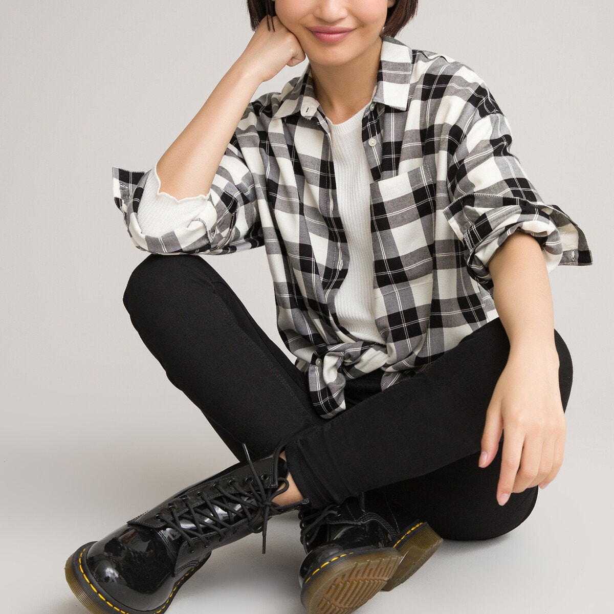 Φαρδύ καρό πουκάμισο