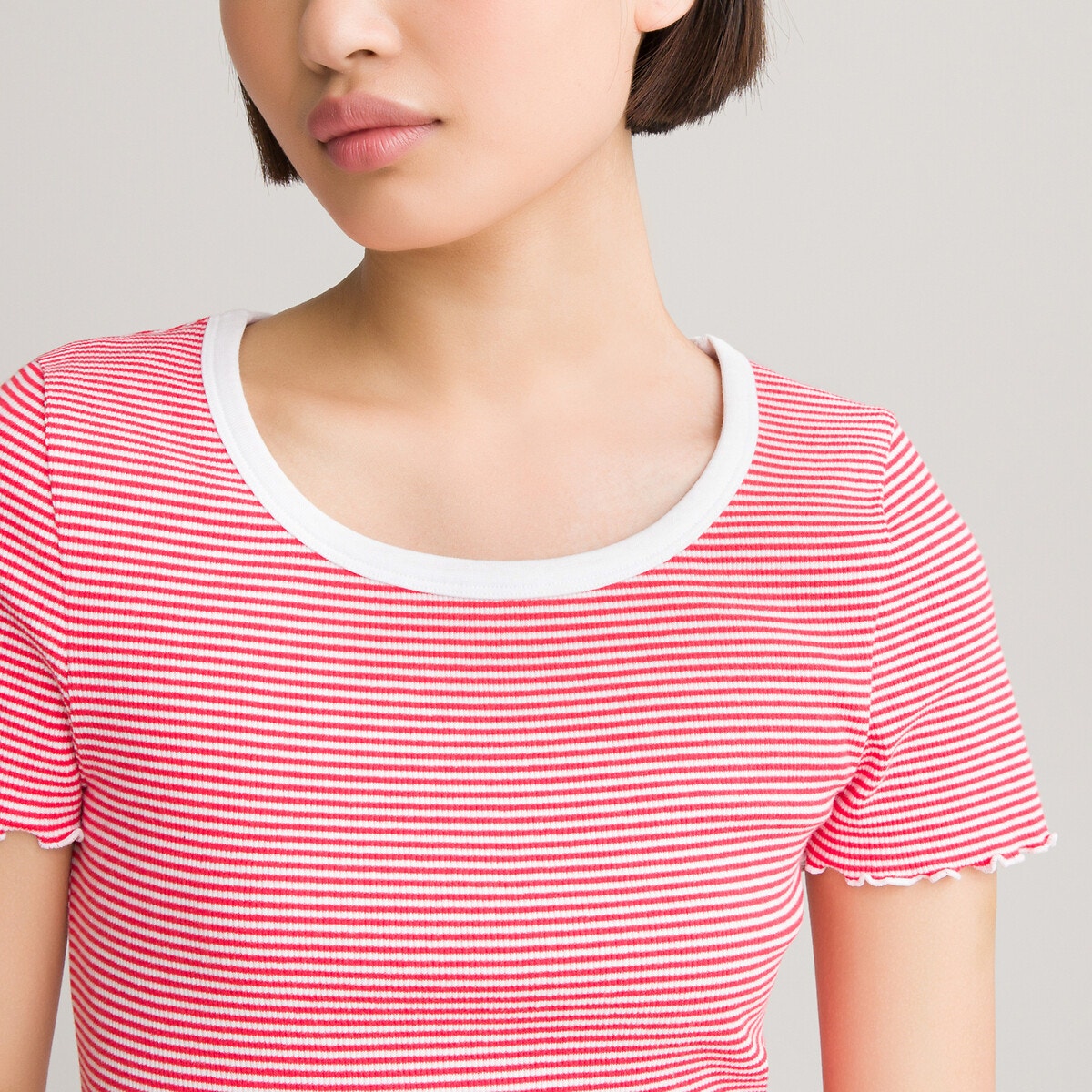 ΠΑΙΔΙ | Μπλούζες & Πουκάμισα | T-shirts Κοντομάνικη μπλούζα με ρίγες, 10-18 ετών