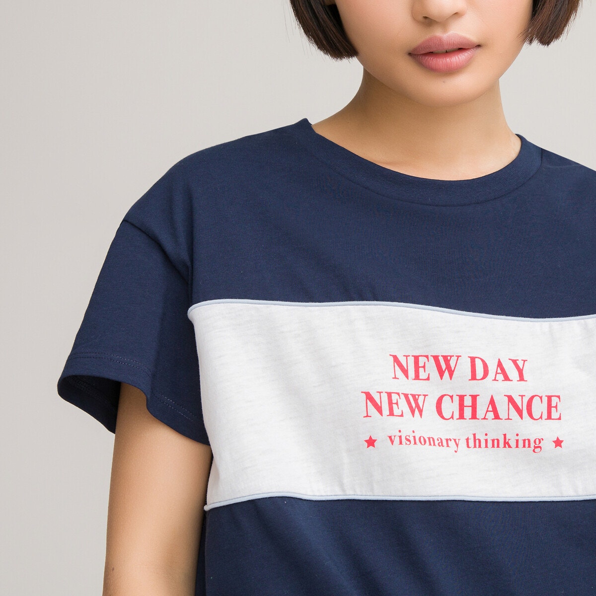ΠΑΙΔΙ | Μπλούζες & Πουκάμισα | T-shirts T-shirt από οργανικό βαμβάκι με μοτίβο μπροστά, 10-18 ετών