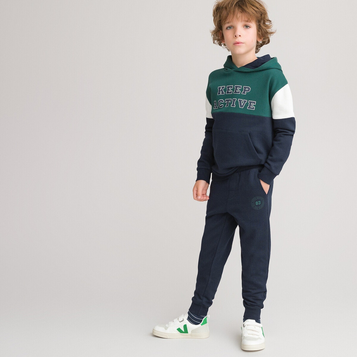 Σύνολο φούτερ και παντελόνι jogpant από φανέλα