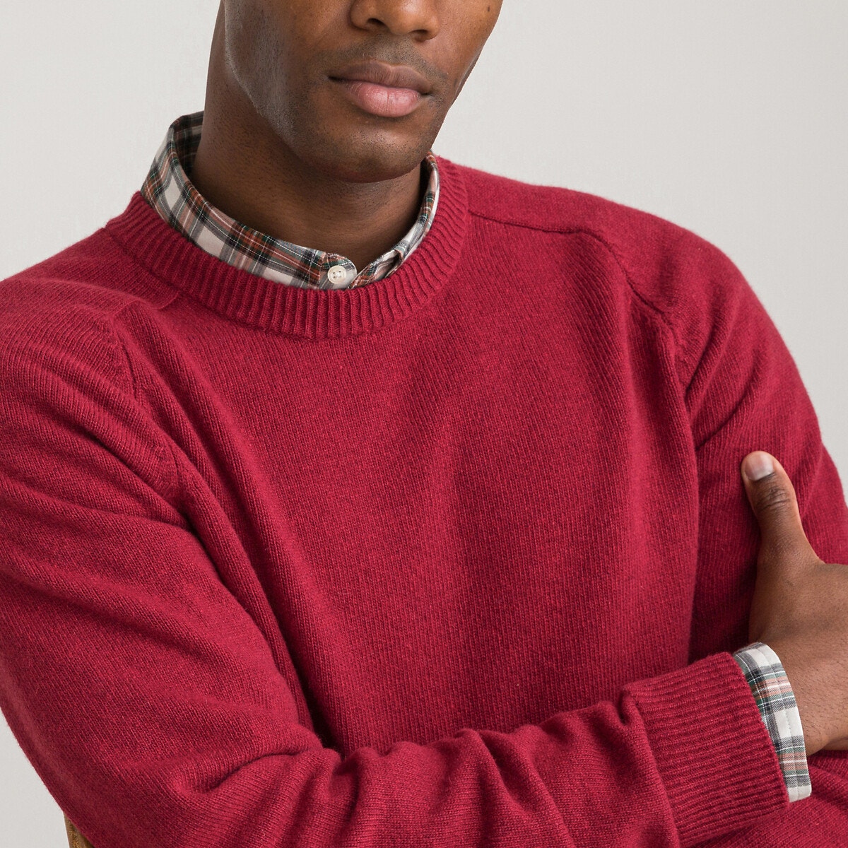 La Redoute Collections Πλεκτό με στρογγυλή λαιμόκοψη από lambswool