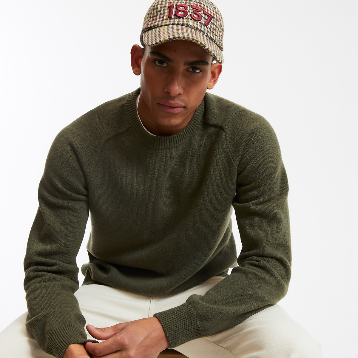 Πλεκτό με στρογγυλή λαιμόκοψη από lambswool