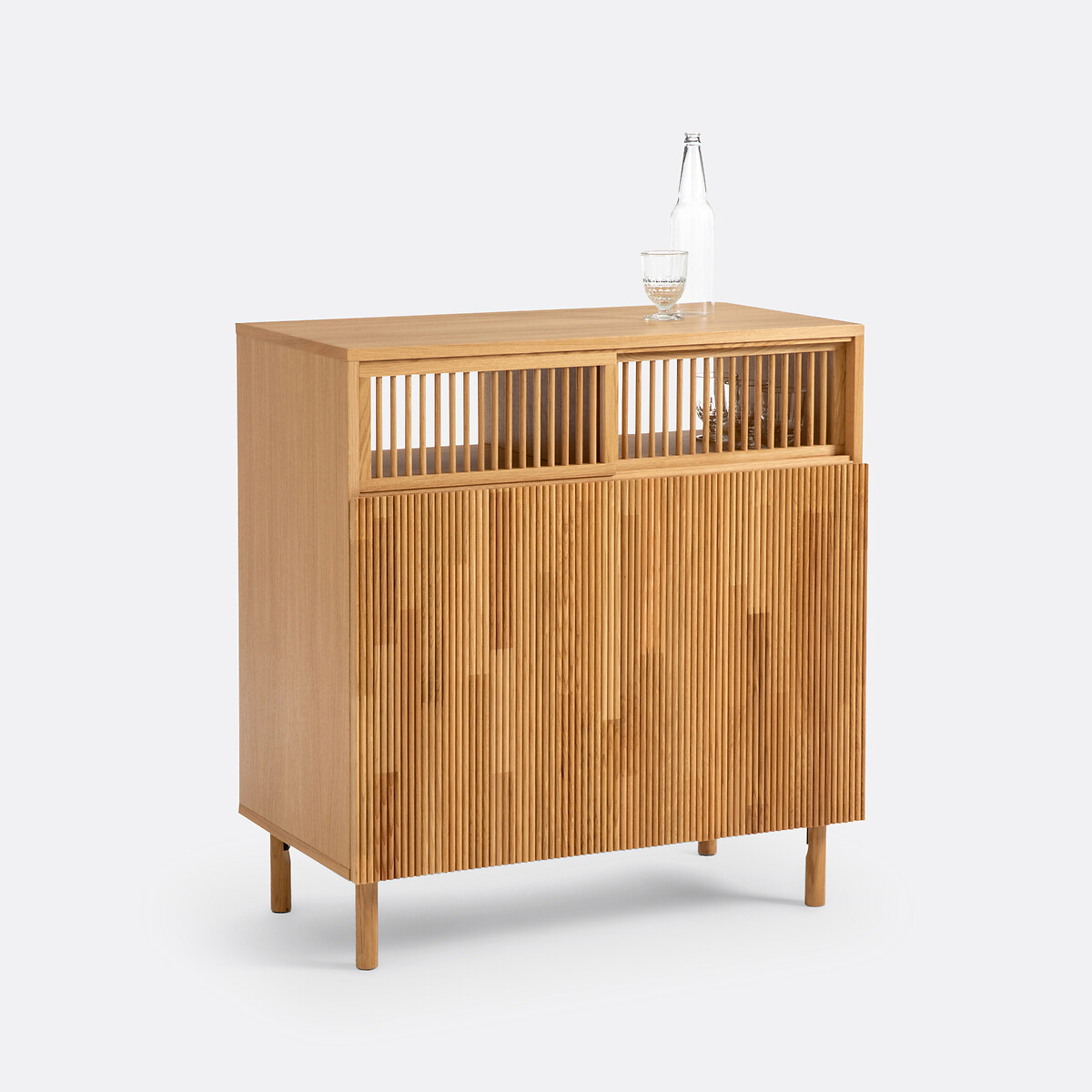 La Redoute Interieurs Μπαρ από ξύλο δρυ Μ47xΠ90xΥ95cm